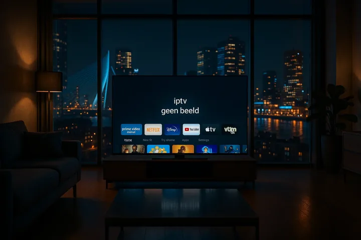IPTV geen beeld: zwart scherm met of zonder geluid